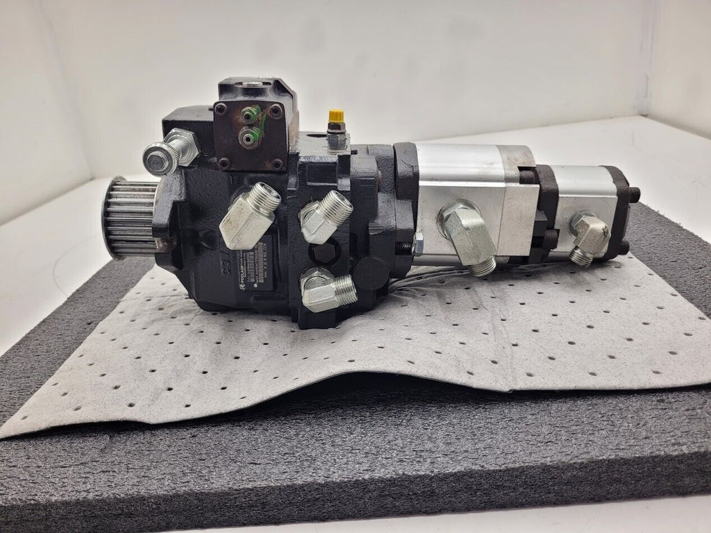 Poclain Hydraulics B47581S 3x Hydraulic Pump Stack CCW Rotation