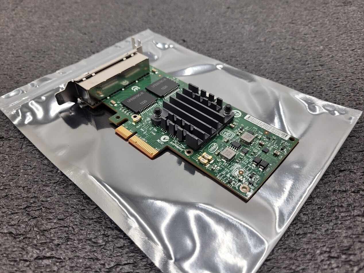 IBM 49Y4242 Intel I340-T4 Quad Port Ethernet Gigabit PCI Network Adapter Low Pro