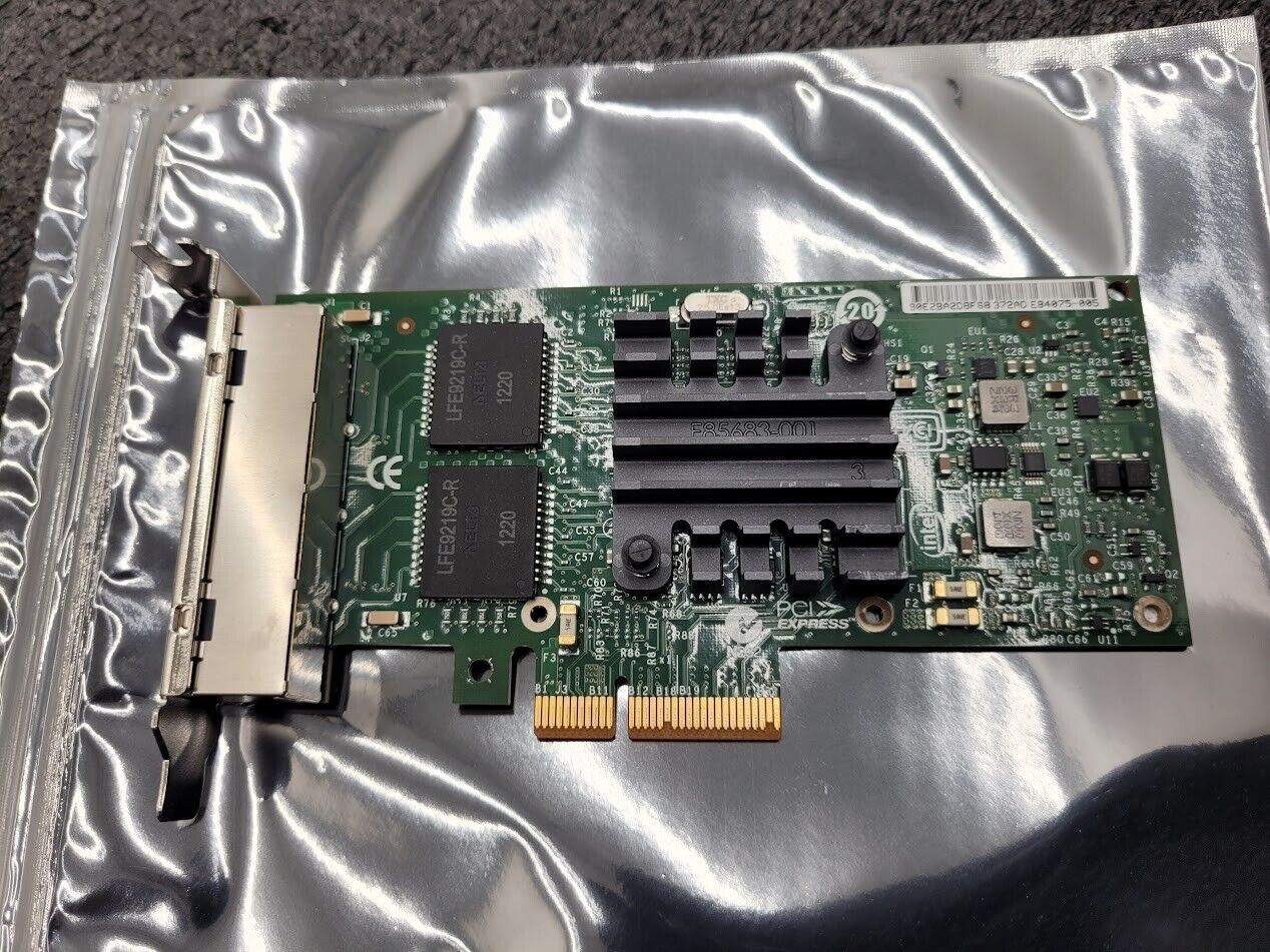 IBM 49Y4242 Intel I340-T4 Quad Port Ethernet Gigabit PCI Network Adapter Low Pro