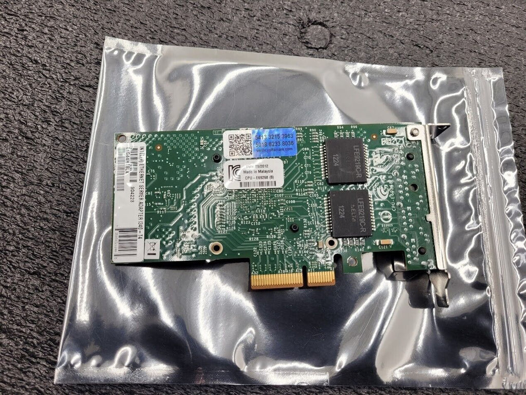 IBM 49Y4242 Intel I340-T4 Quad Port Ethernet Gigabit PCI Network Adapter Low Pro