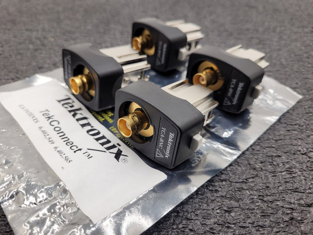 Lot of 4x Tektronix TCA-BNC TekConnect-to-BNC Adapter 50 Ohms