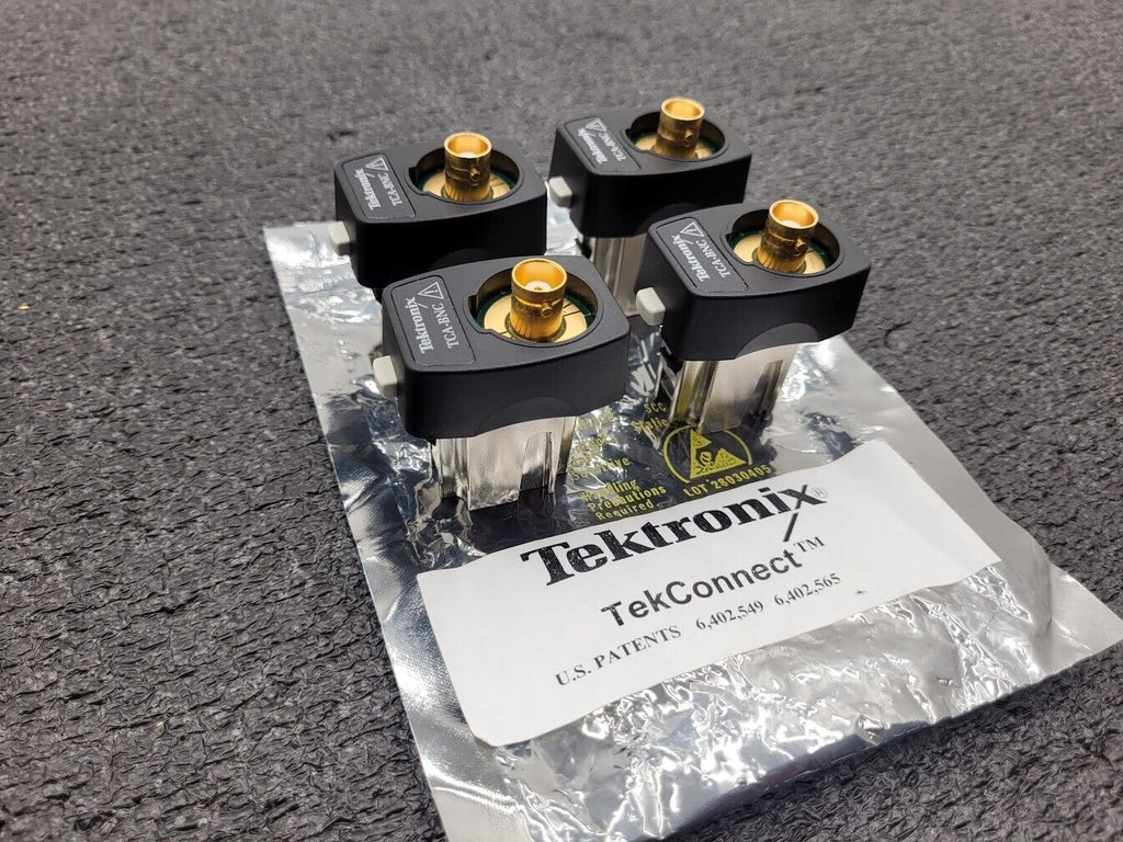Lot of 4x Tektronix TCA-BNC TekConnect-to-BNC Adapter 50 Ohms