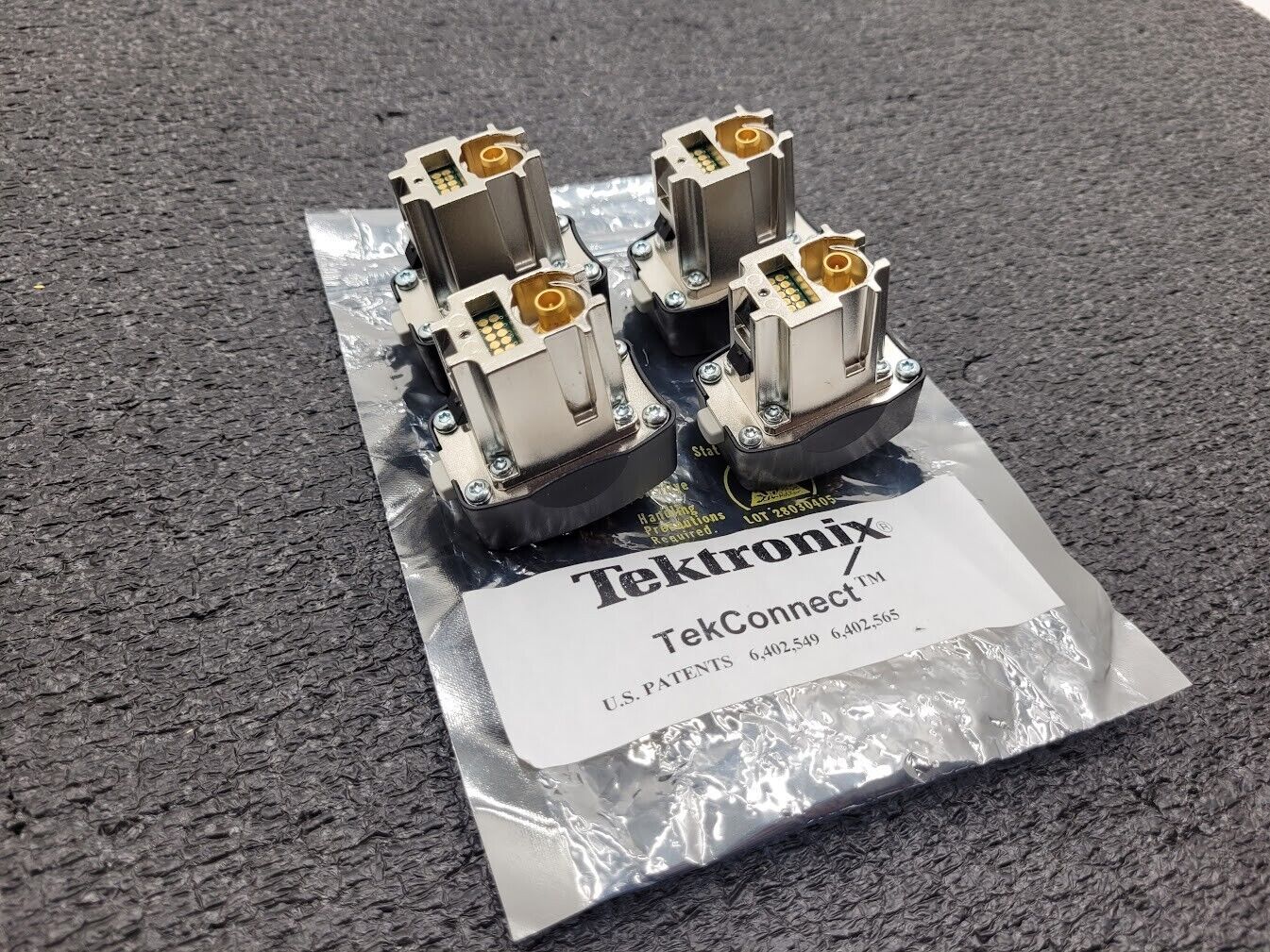 Lot of 4x Tektronix TCA-BNC TekConnect-to-BNC Adapter 50 Ohms