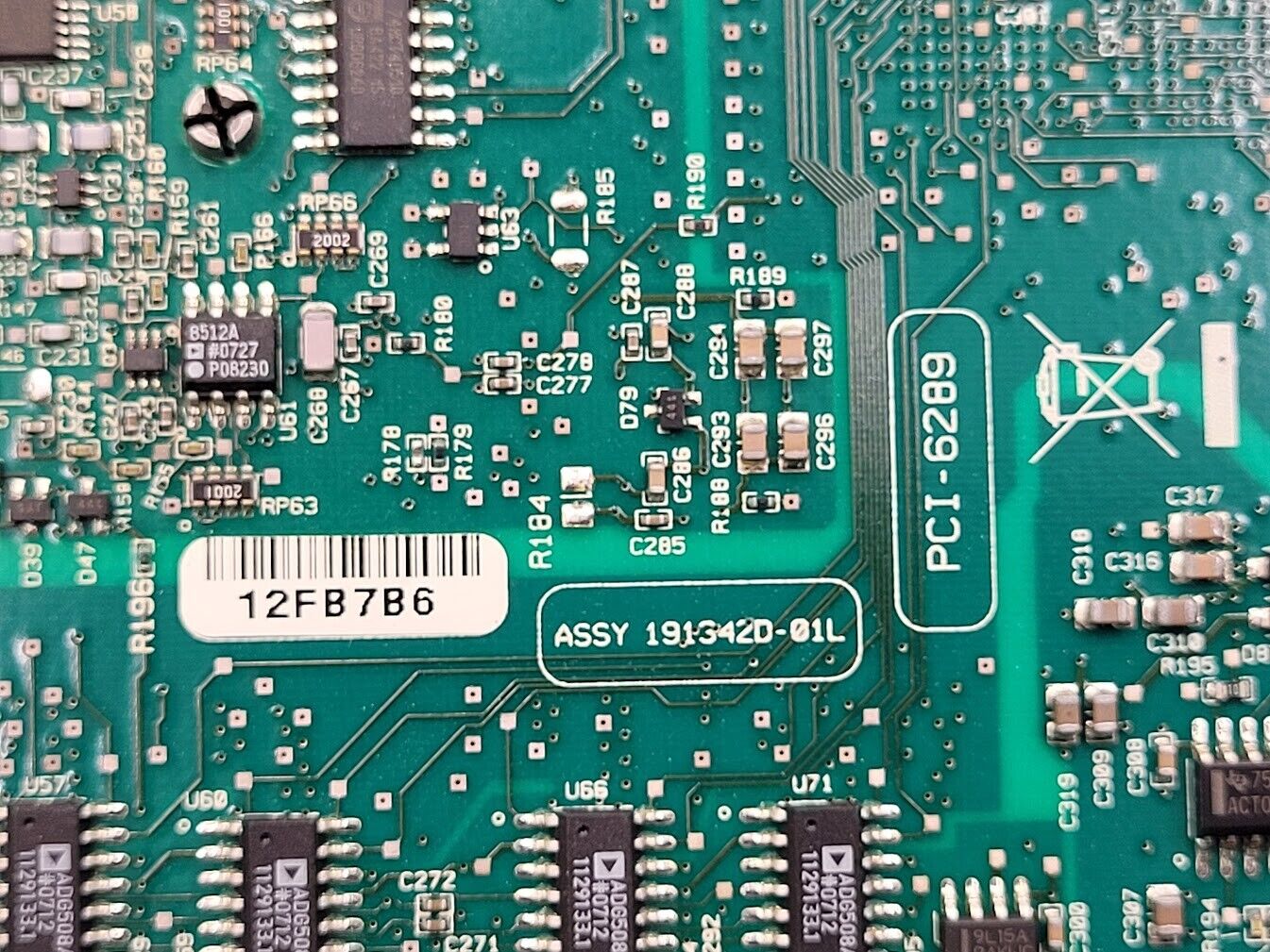 NI National Instruments PCI-6289 NI DAQ Card 18-bit Analog Input