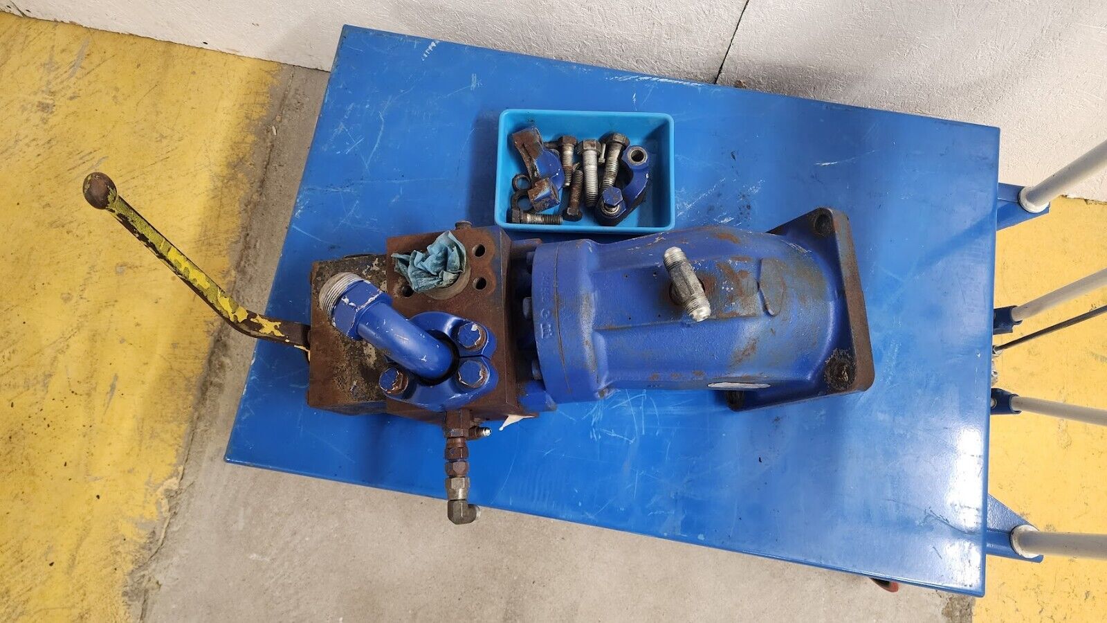 Spencer Fluid Power AA2FM160/61W-VSD510 Bent Axis Hydraulic Motor Working Pull
