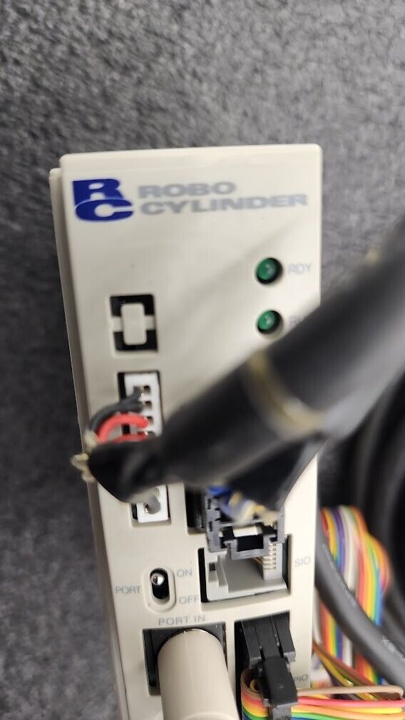 IAI RoboCylinder Linear Actuator + Controller 100mm Travel RCA-S-RSW