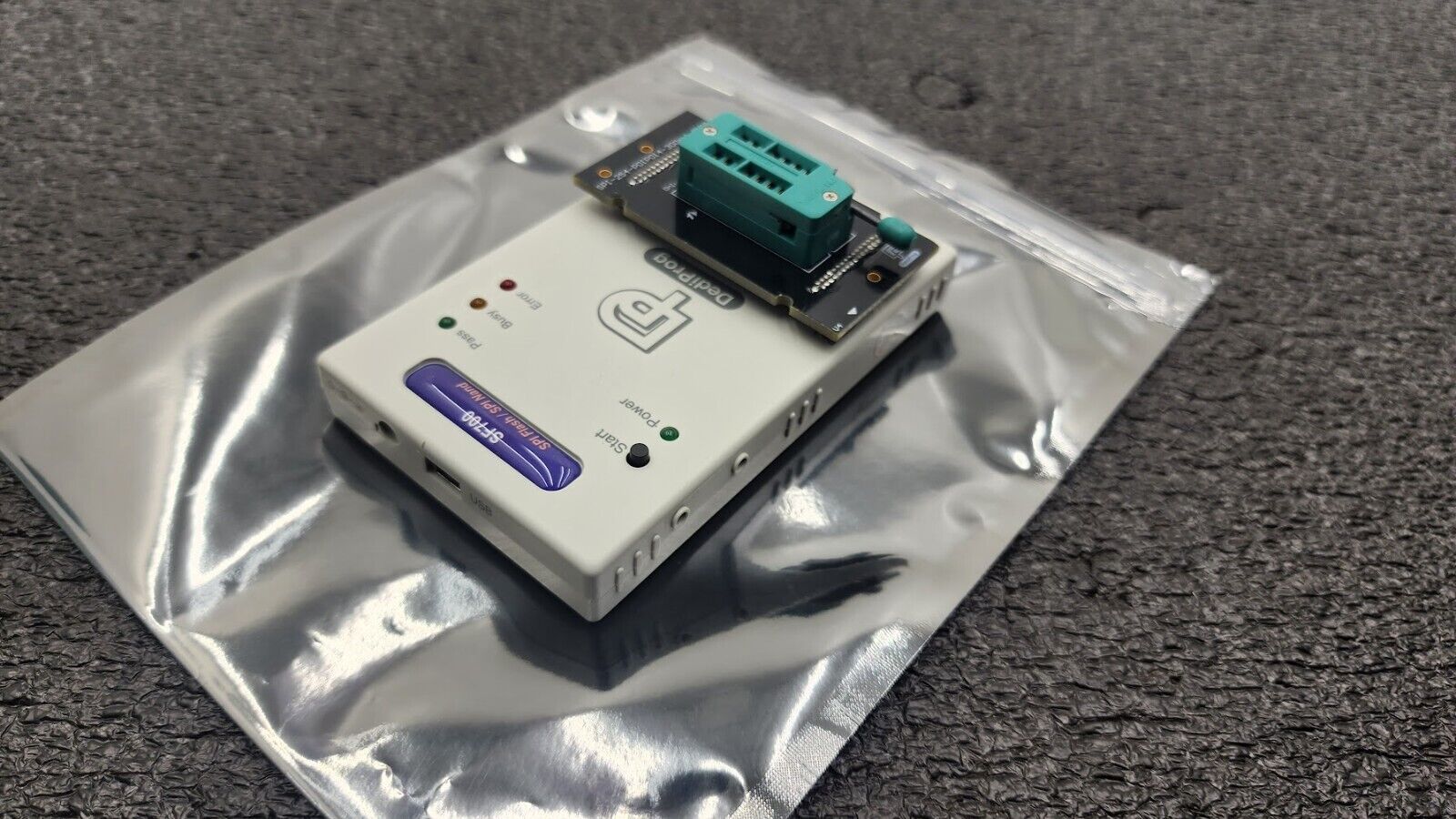 DediProg SF700 IC Programmer with Universal Adapter SPI-254-PDIP014-300mil-01B3