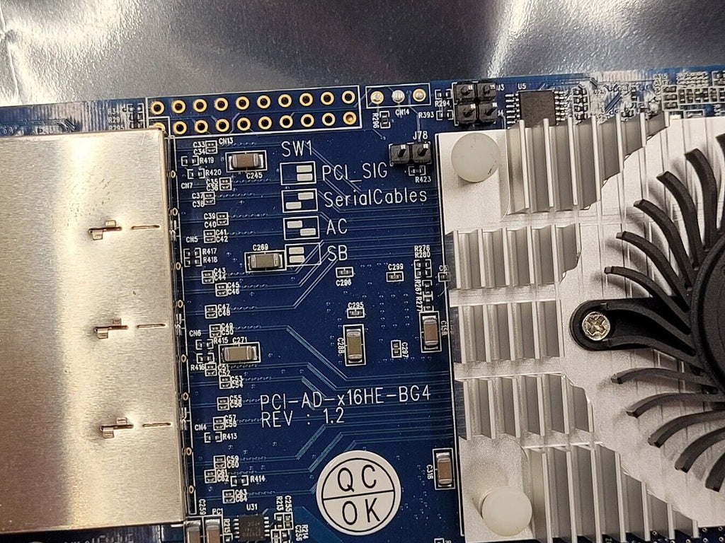 Serial Cables PCIE GEN4 X16 SFF-8644 Host Card w/ Broadcom Atlas B0 PCIE Switch