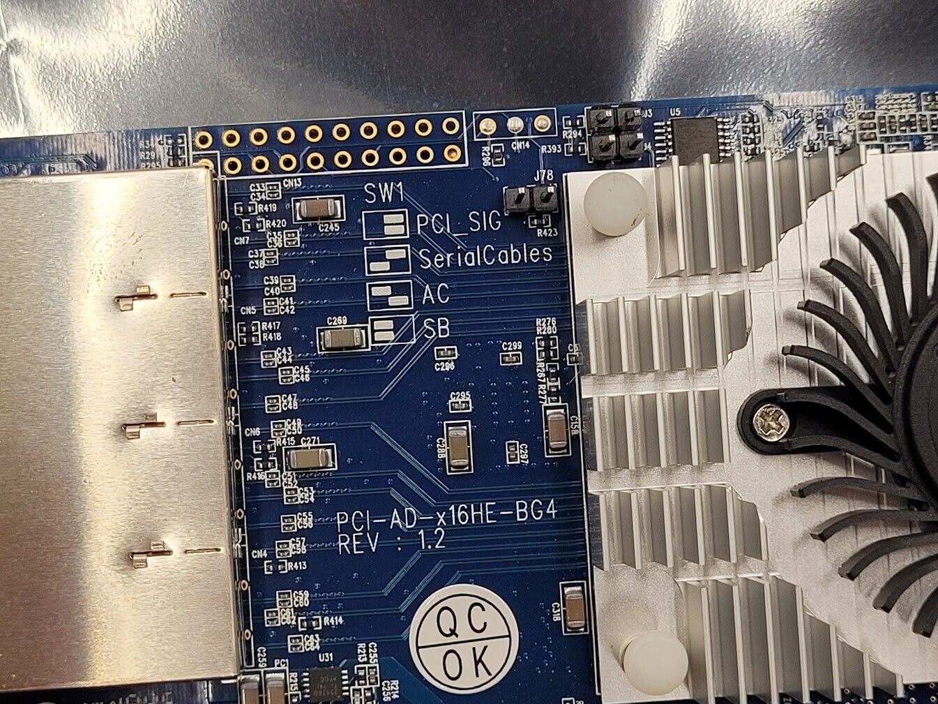 Serial Cables PCIE GEN4 X16 SFF-8644 Host Card w/ Broadcom Atlas B0 PCIE Switch