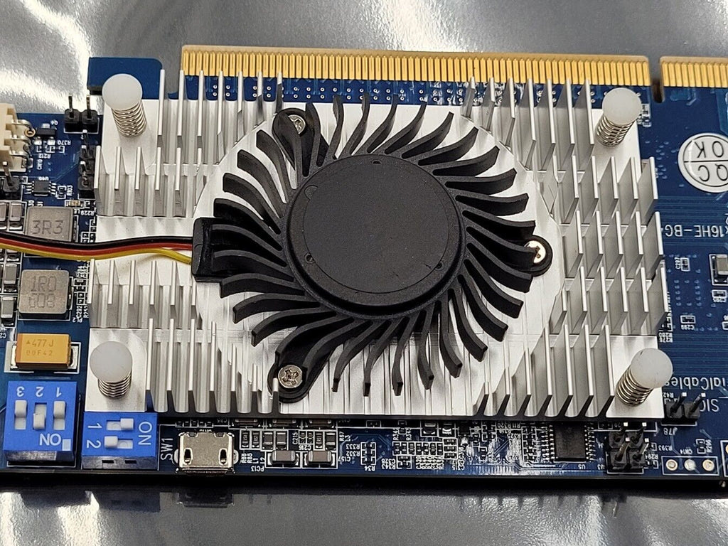 Serial Cables PCIE GEN4 X16 SFF-8644 Host Card w/ Broadcom Atlas B0 PCIE Switch