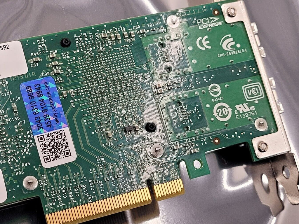 Intel X520-SR2 Dual Port SFP+ 10GbE NIC Adapter Full Height PCI
