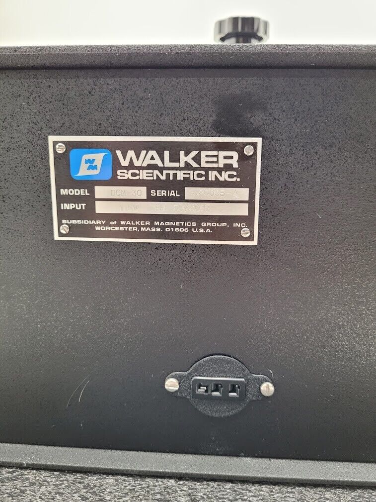 Walker Scientific Direct Current Magnetizer DCM-30 5,000 Gauss 115VAC Tested