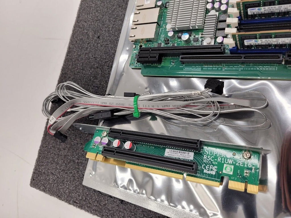 Supermicro X9DRW-3TF+ Server Motherboard 64Gb Ram 2x E5-2620 Xeon Working Pull