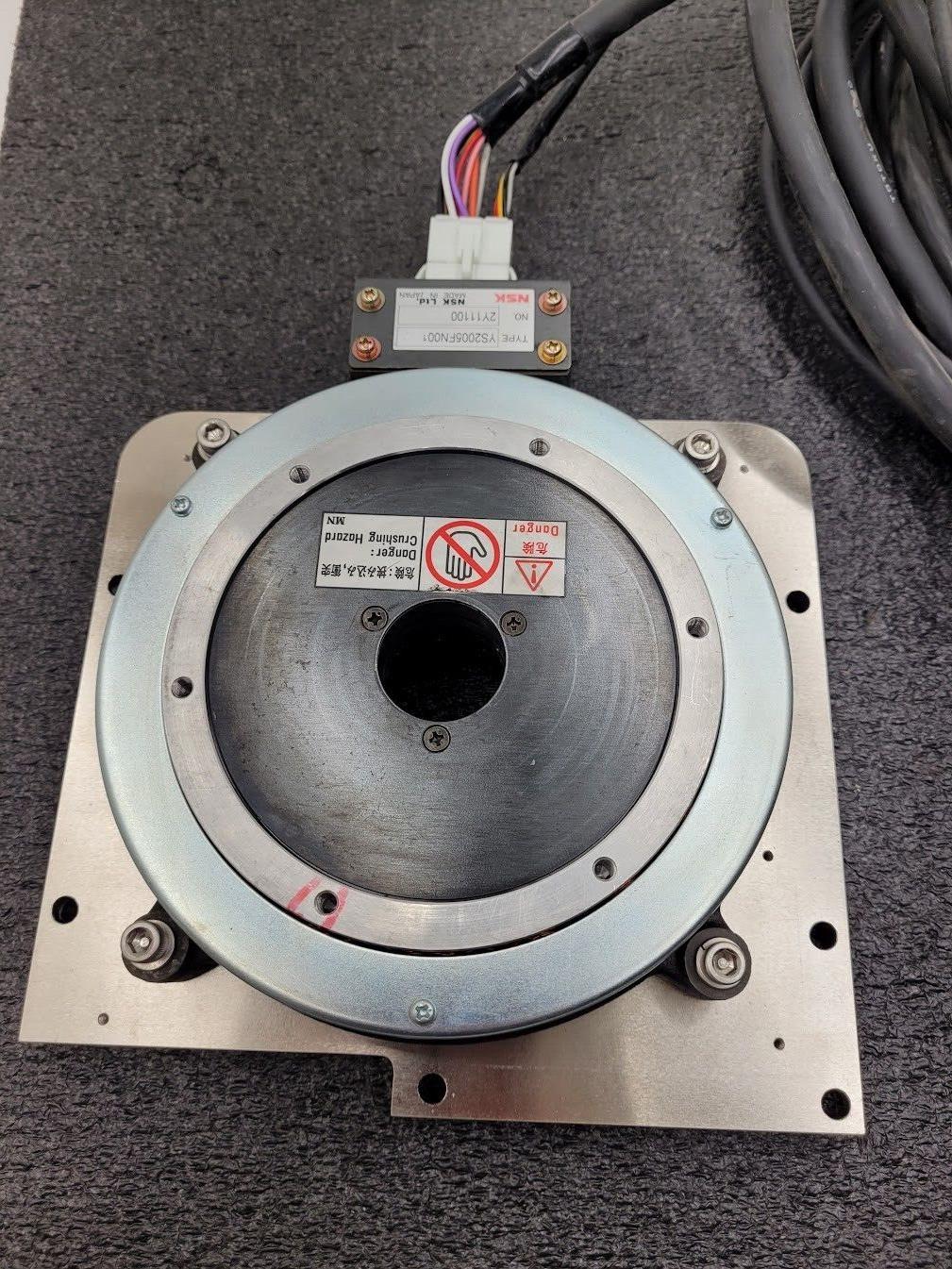 NSK MegaTorque Low Profile Type Servo Motor YS2005FN001  Working Pull