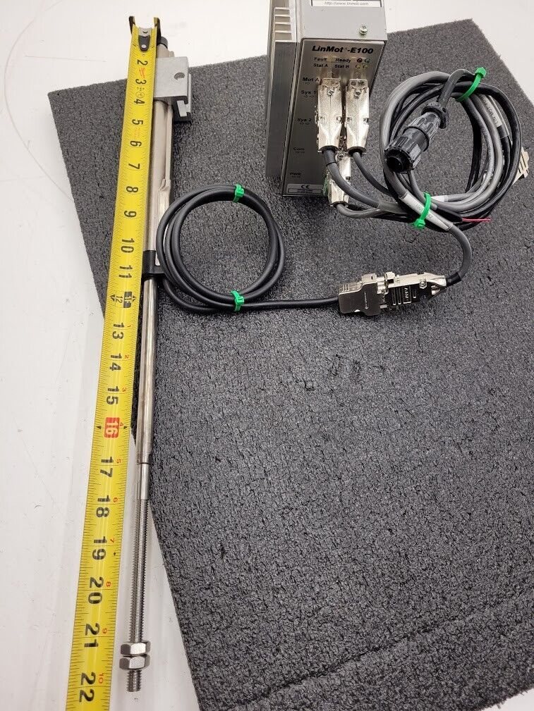 LinMot Servo Drive and Linear Motor PS01-23x160 E100-AT 24-48VDC RS232 160mm