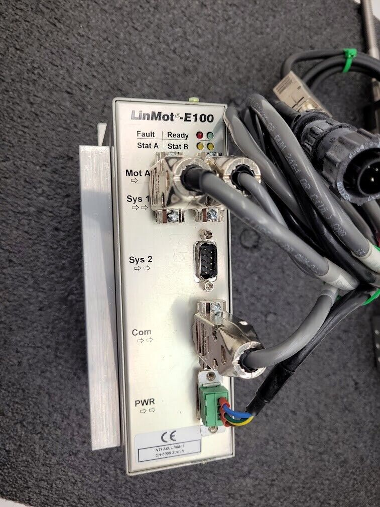 LinMot Servo Drive and Linear Motor PS01-23x160 E100-AT 24-48VDC RS232 160mm