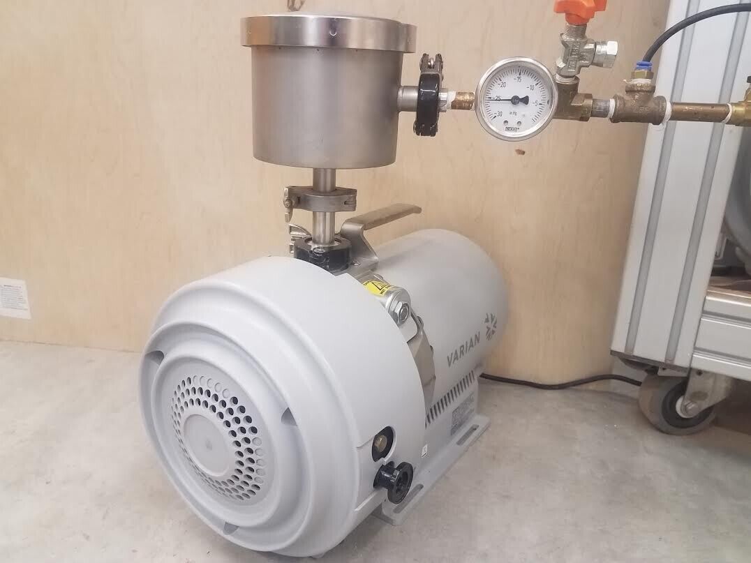 Varian SH-110 Dry Oil-Free Scroll Vacuum Pump Tested In Good Shape