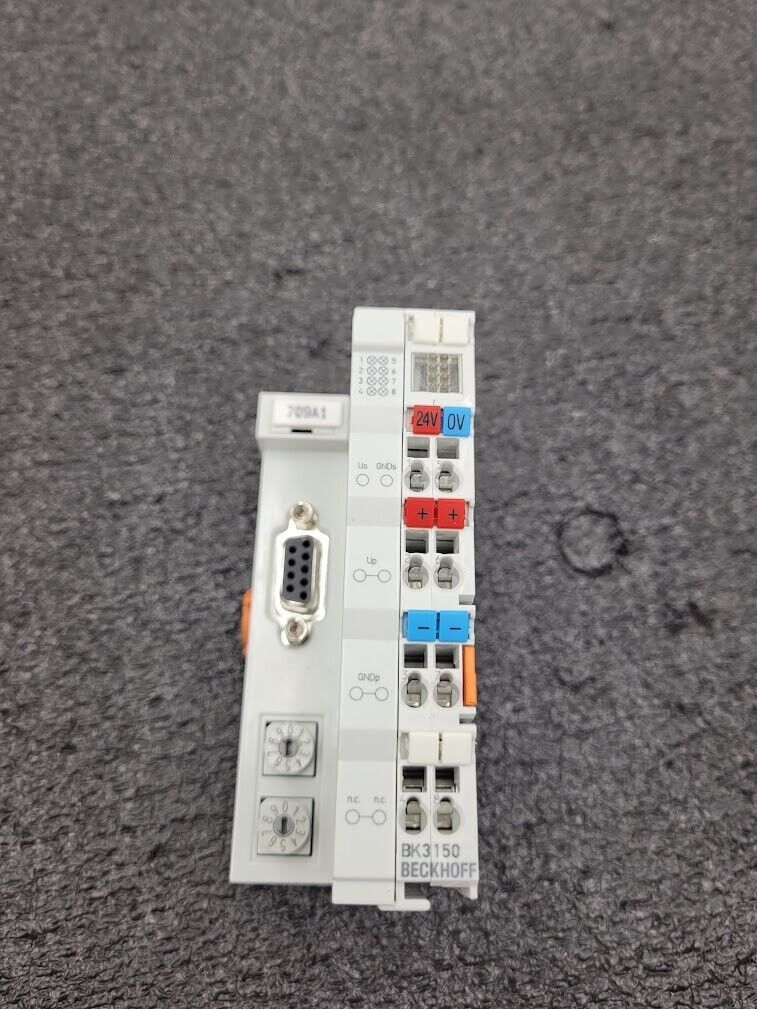 BECKHOFF BK3150 PROFIBUS Compact Bus Coupler Terminal DIN Rail Mount