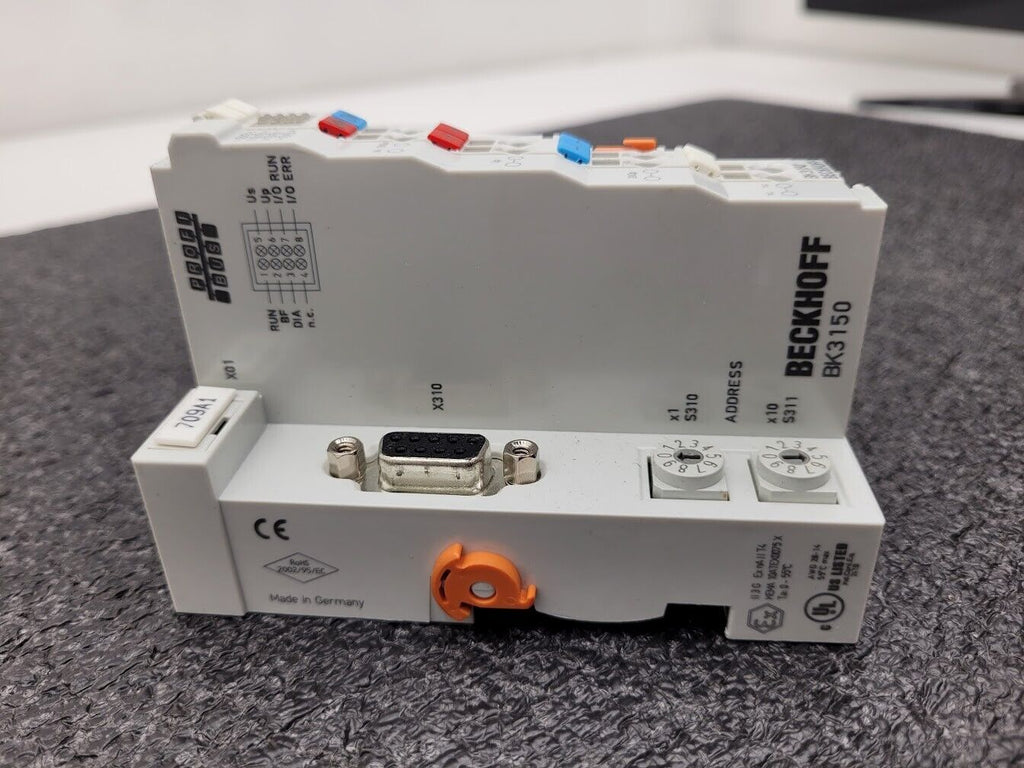 BECKHOFF BK3150 PROFIBUS Compact Bus Coupler Terminal DIN Rail Mount