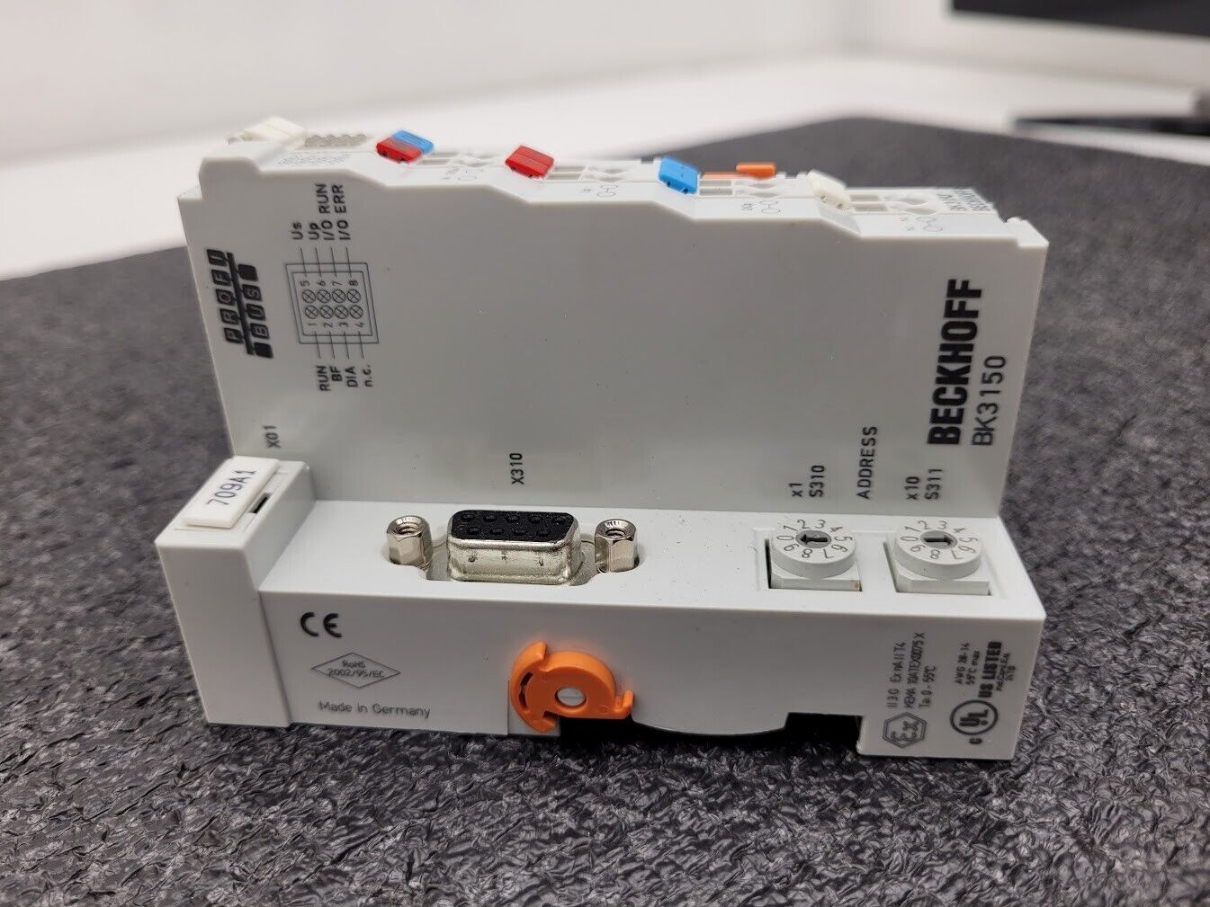 BECKHOFF BK3150 PROFIBUS Compact Bus Coupler Terminal DIN Rail Mount