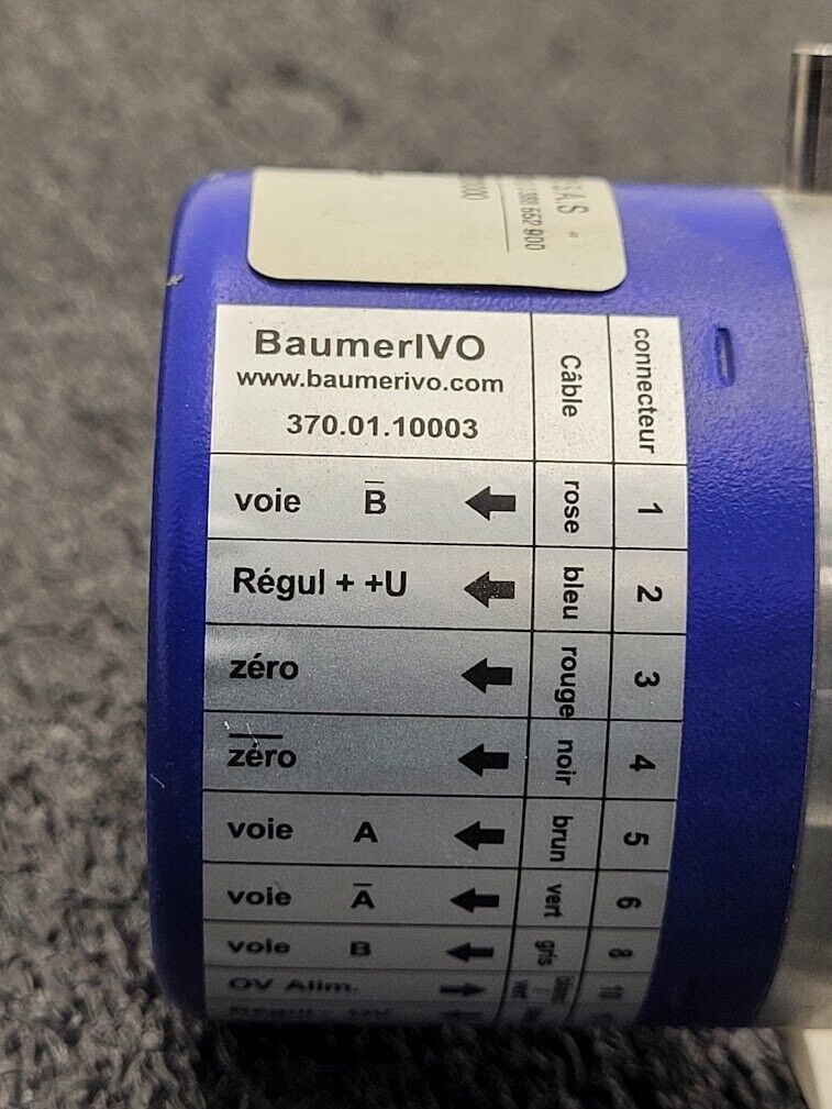 Baumer Rotary Hollow Shaft Incremental Encoder GI332.170C331000 3600PPR M23