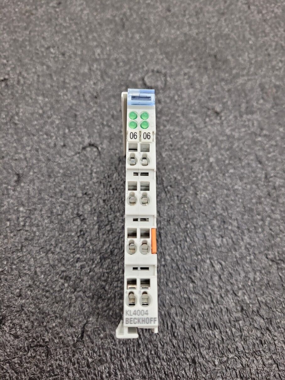 Beckhoff KL4004 4x Analog Output Module 0...10V  5 kOhm DIN Rail