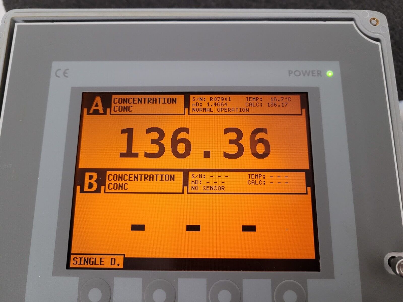 K-PATENTS Processor Refractometer 100-240VAC DTR-U-GP-AC and PR-23-MS Sensor