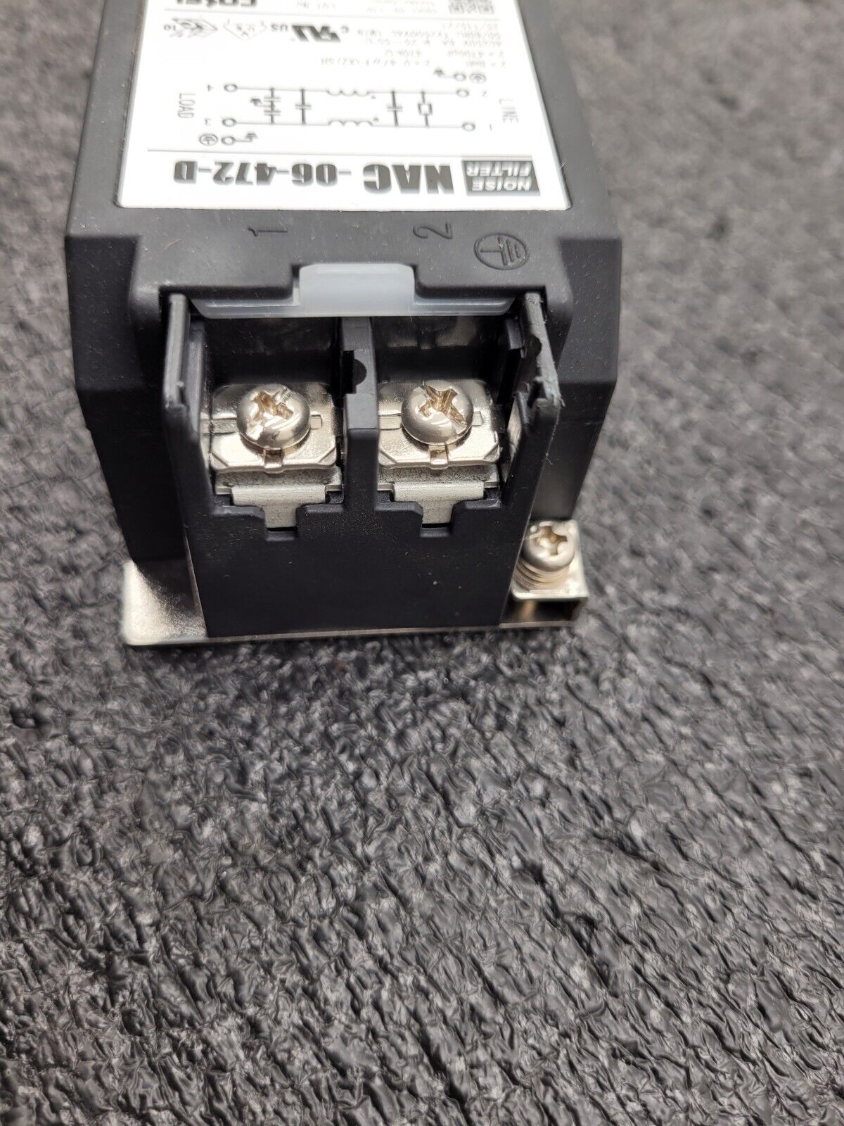 Cosel NAC-06-472-D Power Line Noise Filter 6A 6 AMP 250VAC 50/60Hz 2 Lines