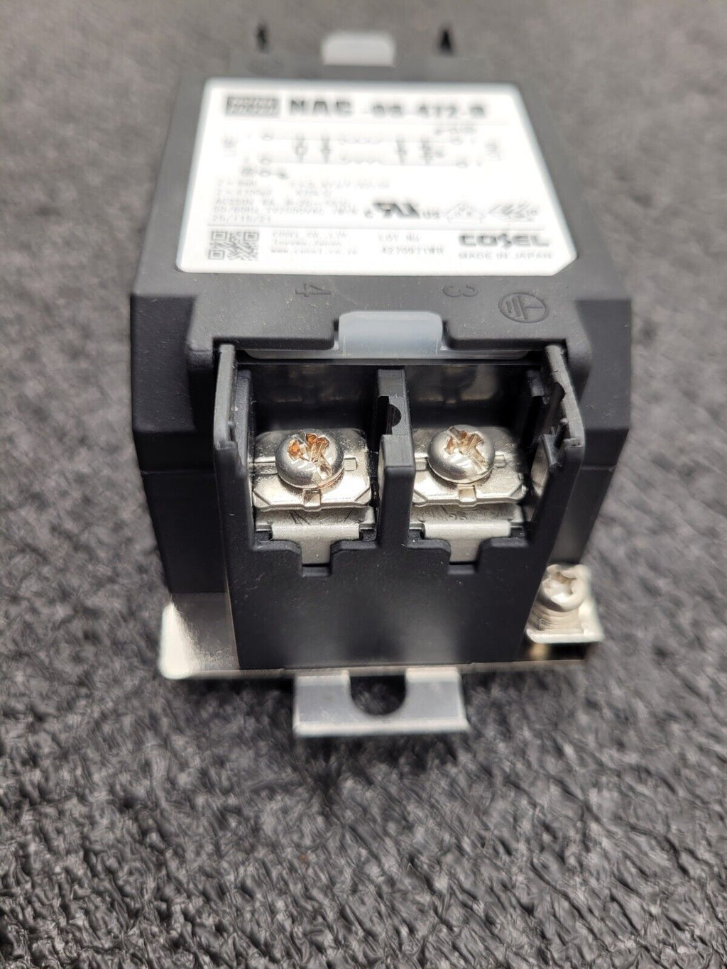 Cosel NAC-06-472-D Power Line Noise Filter 6A 6 AMP 250VAC 50/60Hz 2 Lines