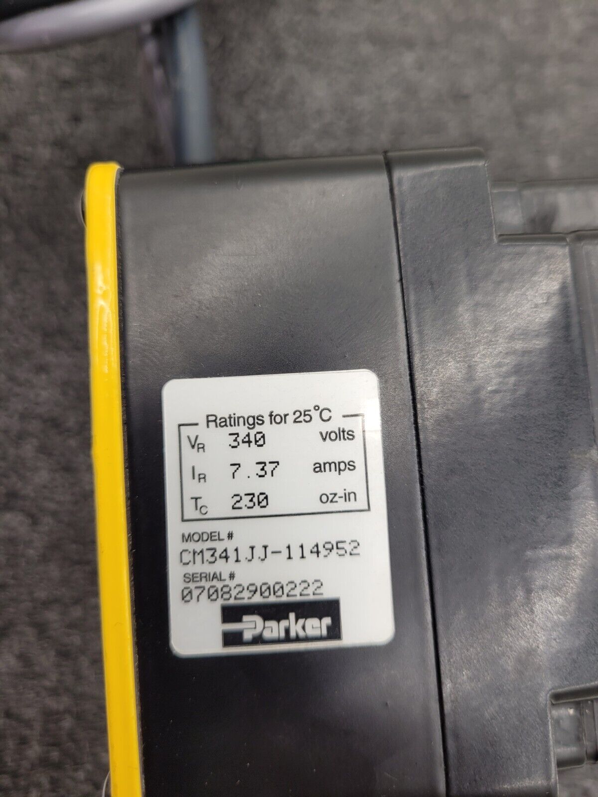 Parker Compumotor Servo Motor CM341JJ-114952 Harmonic Drive 25-50-369821-4