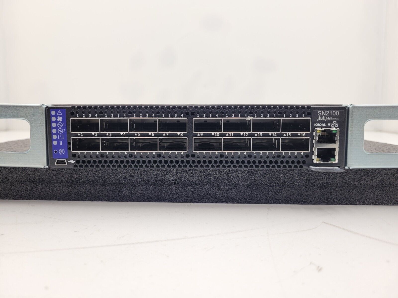 Mellanox SN2100 MSN2100-CB2F 16x 100G QSFP28 Ports Open Ethernet Switch