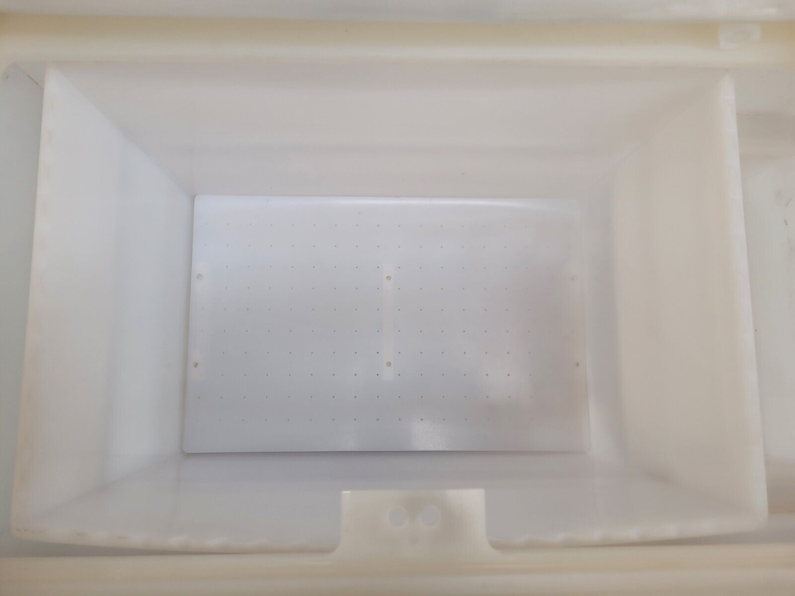 PTFE High Purity Liquid Bath Acid Rinse Tank 30x16x21 w/ Pneumatic Lid, Sensor