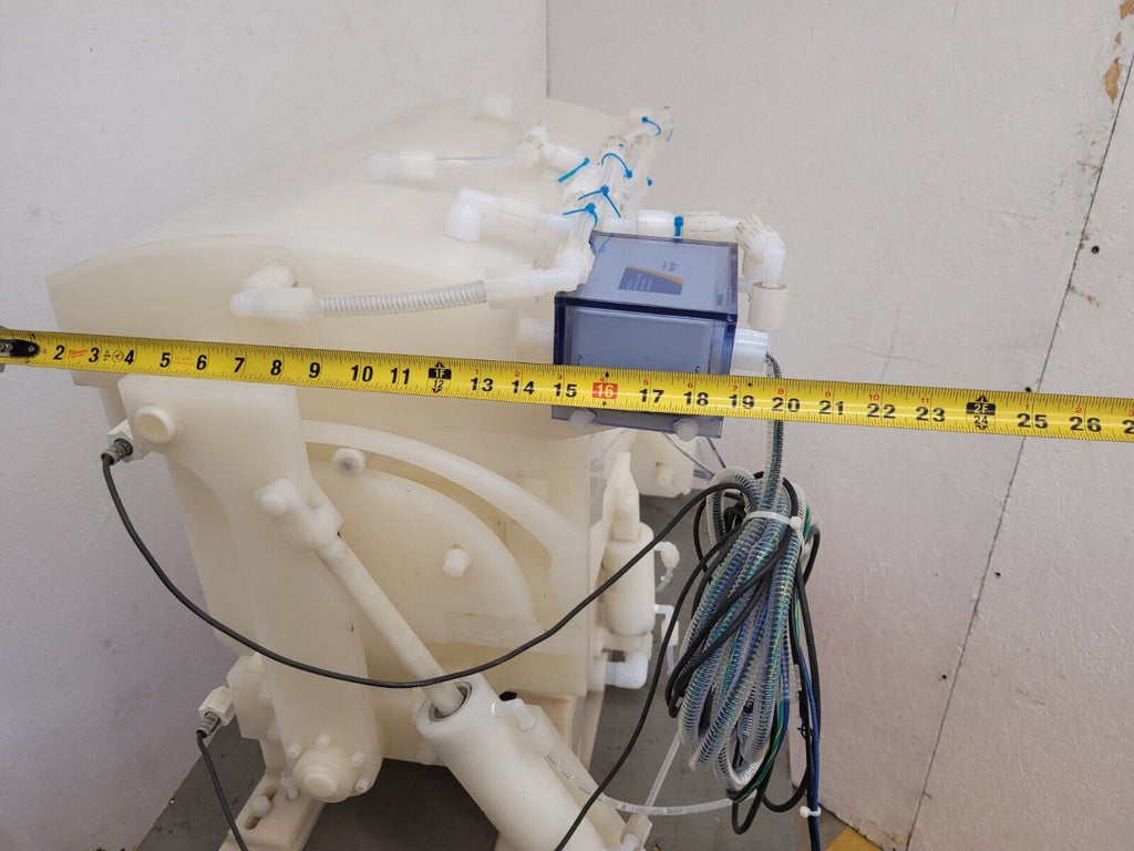 PTFE High Purity Liquid Bath Acid Rinse Tank Lift Lid MKS 4210um SMC LVW90-80N