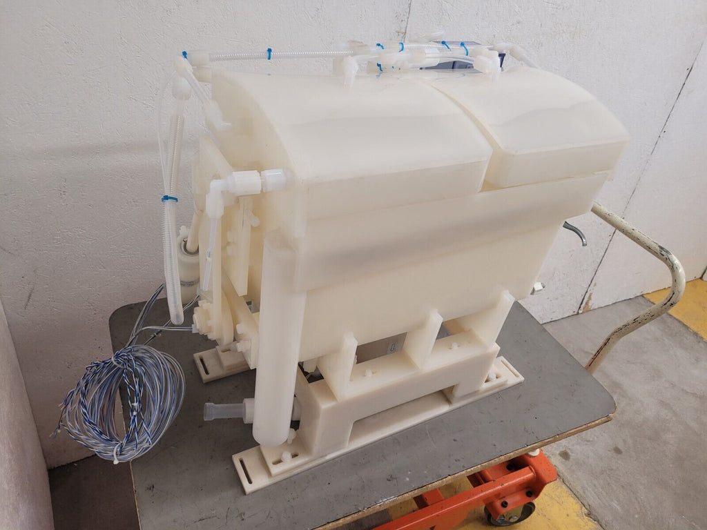 PTFE High Purity Liquid Bath Acid Rinse Tank Lift Lid MKS 4210um SMC LVW90-80N