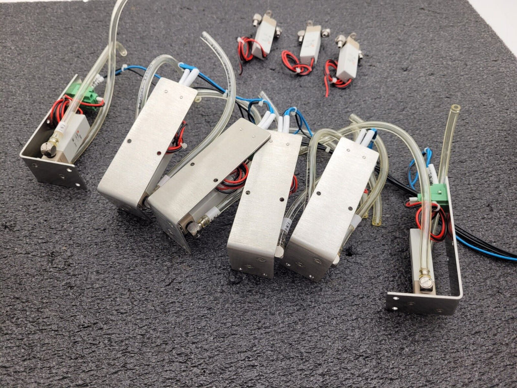 Lot of 9 SMC LVM11-5A-1 Valve, Chemical, Body Ported, LVM CHEMICAL VALVE, 2 PORT
