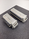 2x SMC Valve Block Solenoid Manifold VQ1200-5 VQ1100-5 24VDC 30 Valves Lot C