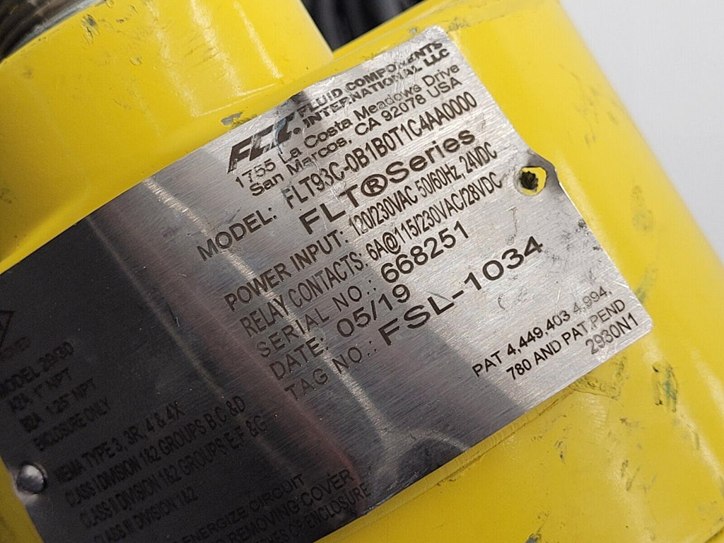 FCI FLT Series FTL93C-0B1B0T1C4AA0000 Flow Sensor Explosion Proof