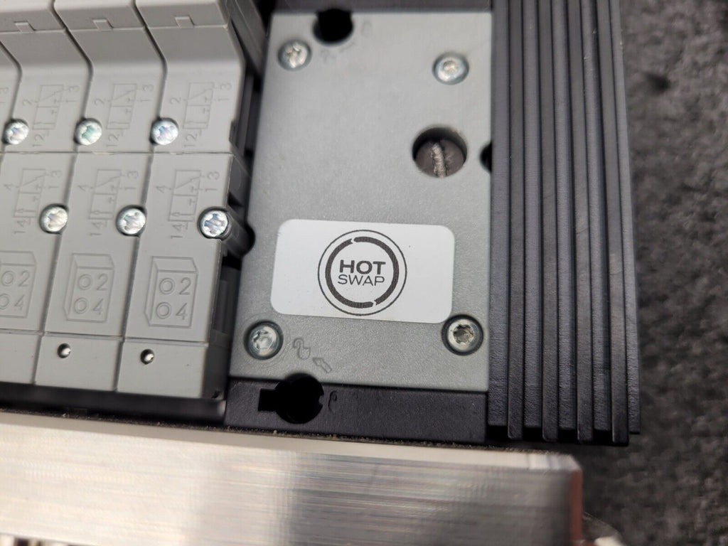 24x Valve Burkert AirLINE 8644 6524C 24VDC Pneumatic Solenoid Controlled Block