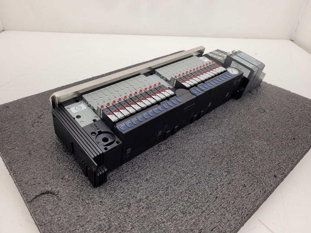 24x Valve Burkert AirLINE 8644 6524C 24VDC Pneumatic Solenoid Controlled Block