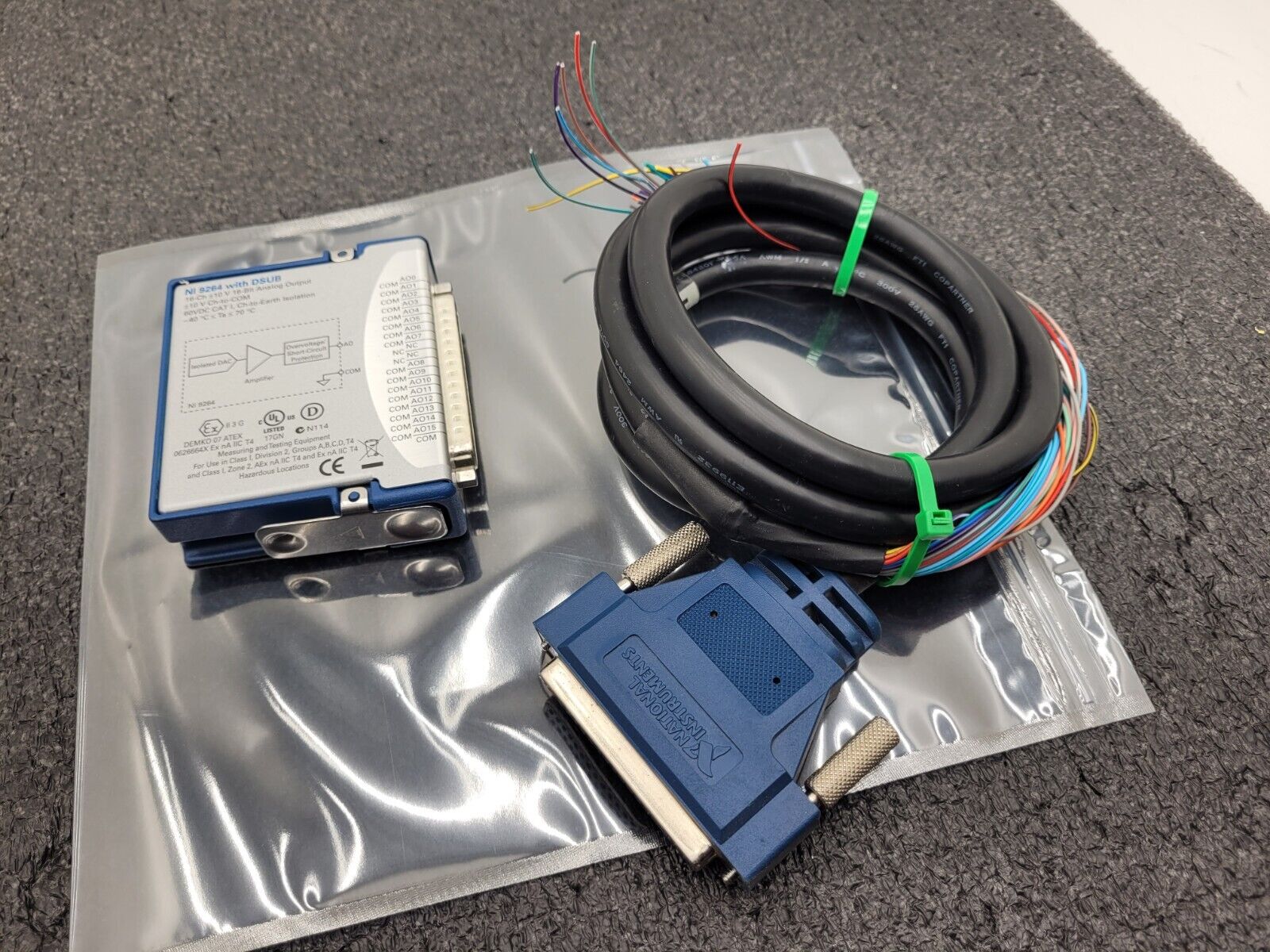 National Instrument NI 9264 16 Channel Analog Output w/ Breakout Cable