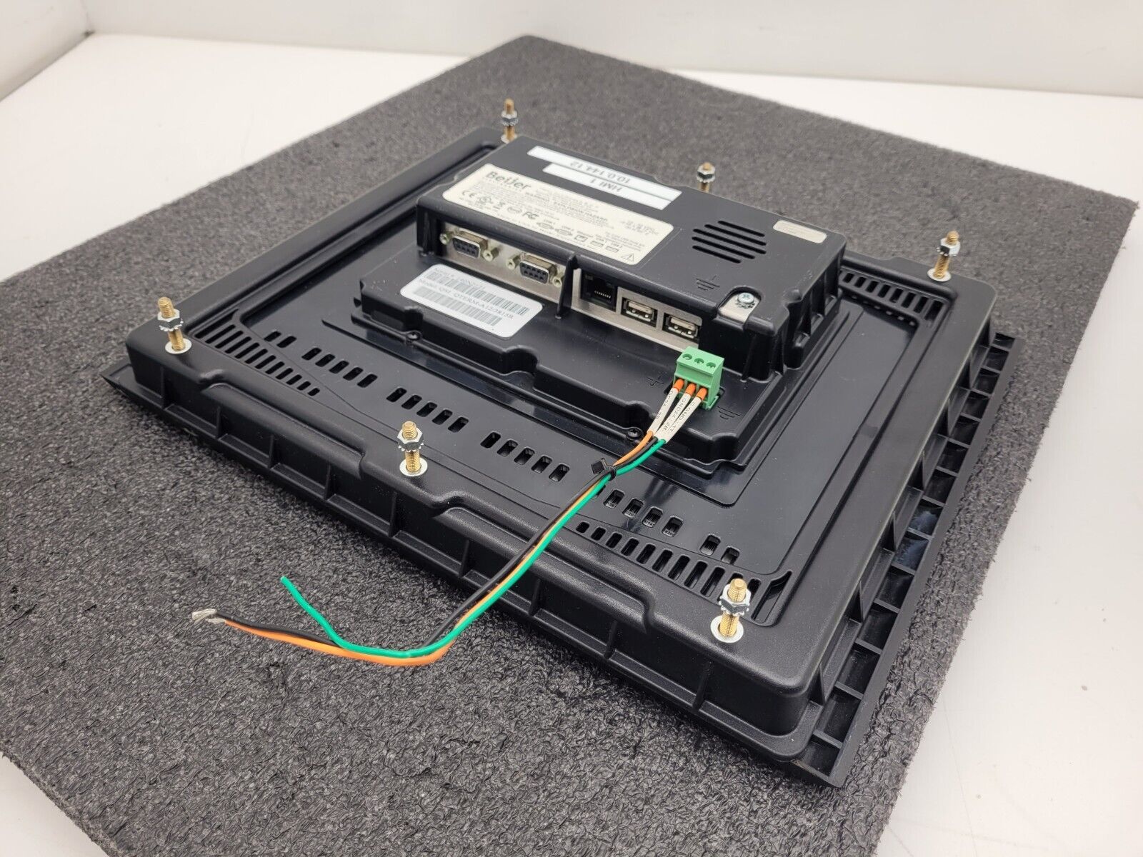 Beijer Electronics QSI QTERM-A12/3815R LCD Graphic Touchscreen HMI 12" Power On
