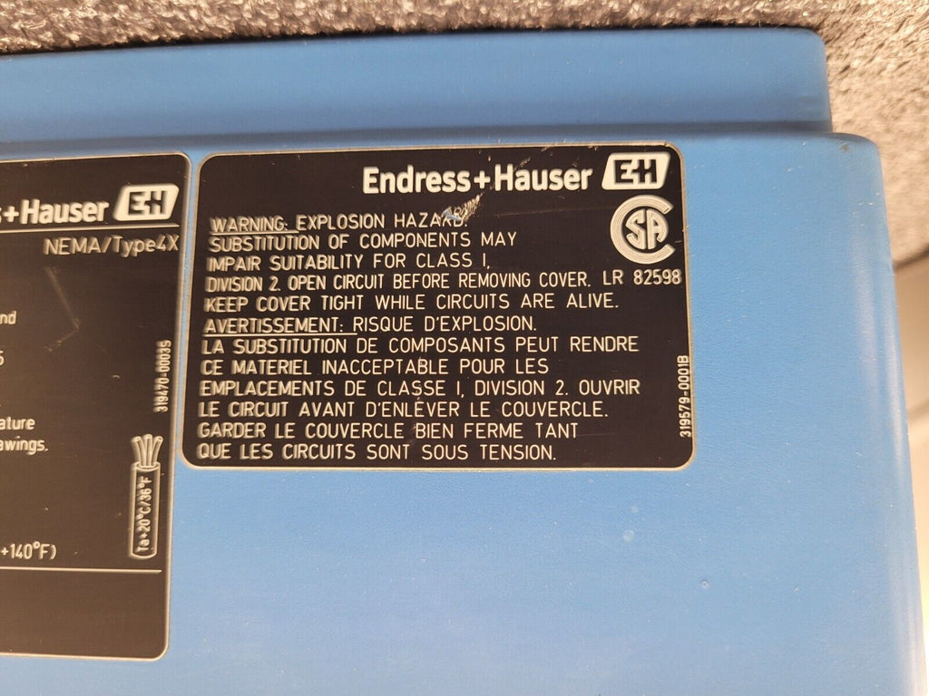 Endress+Hauser PROMASS S Mass Flowmeter 83S15-1DL7/0 Flow Controller Transmitter