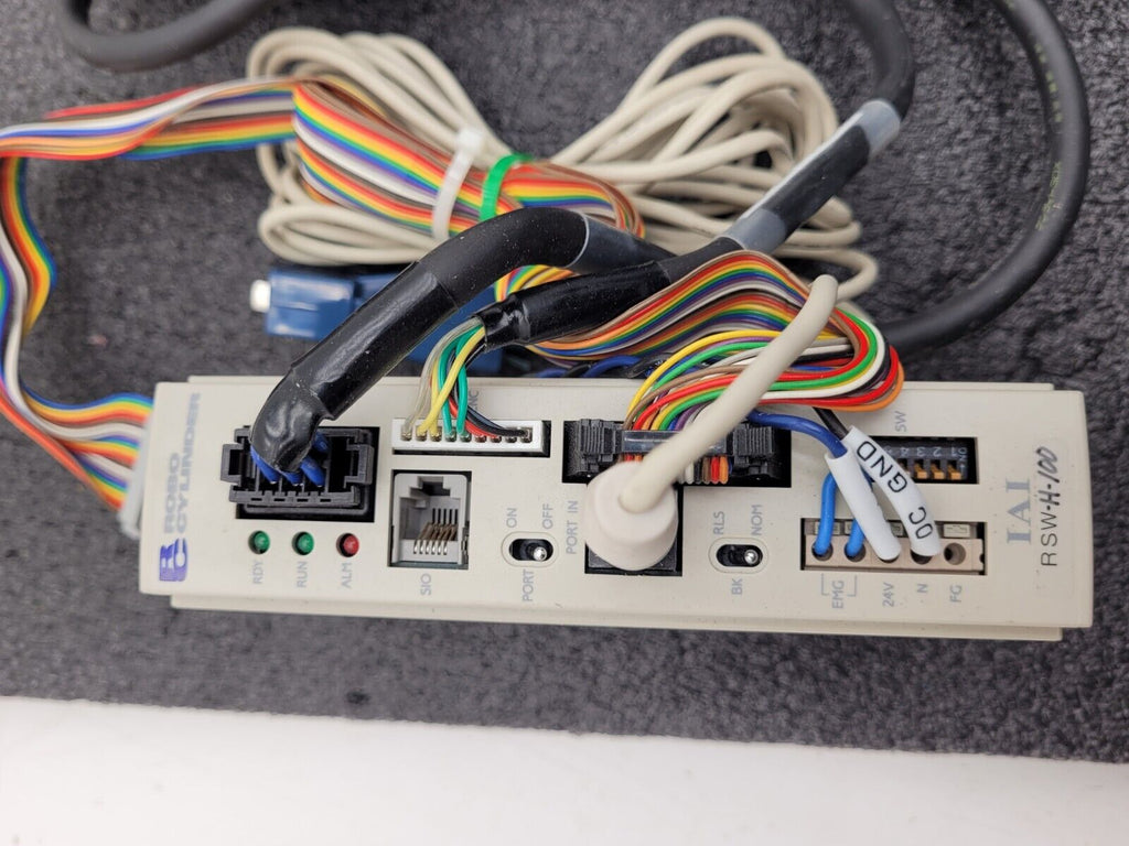 IAI Robo Cylinder RC-RSW-H-100-S-SP Linear Actuator 100mm Stroke 24V RCA-S-RSW