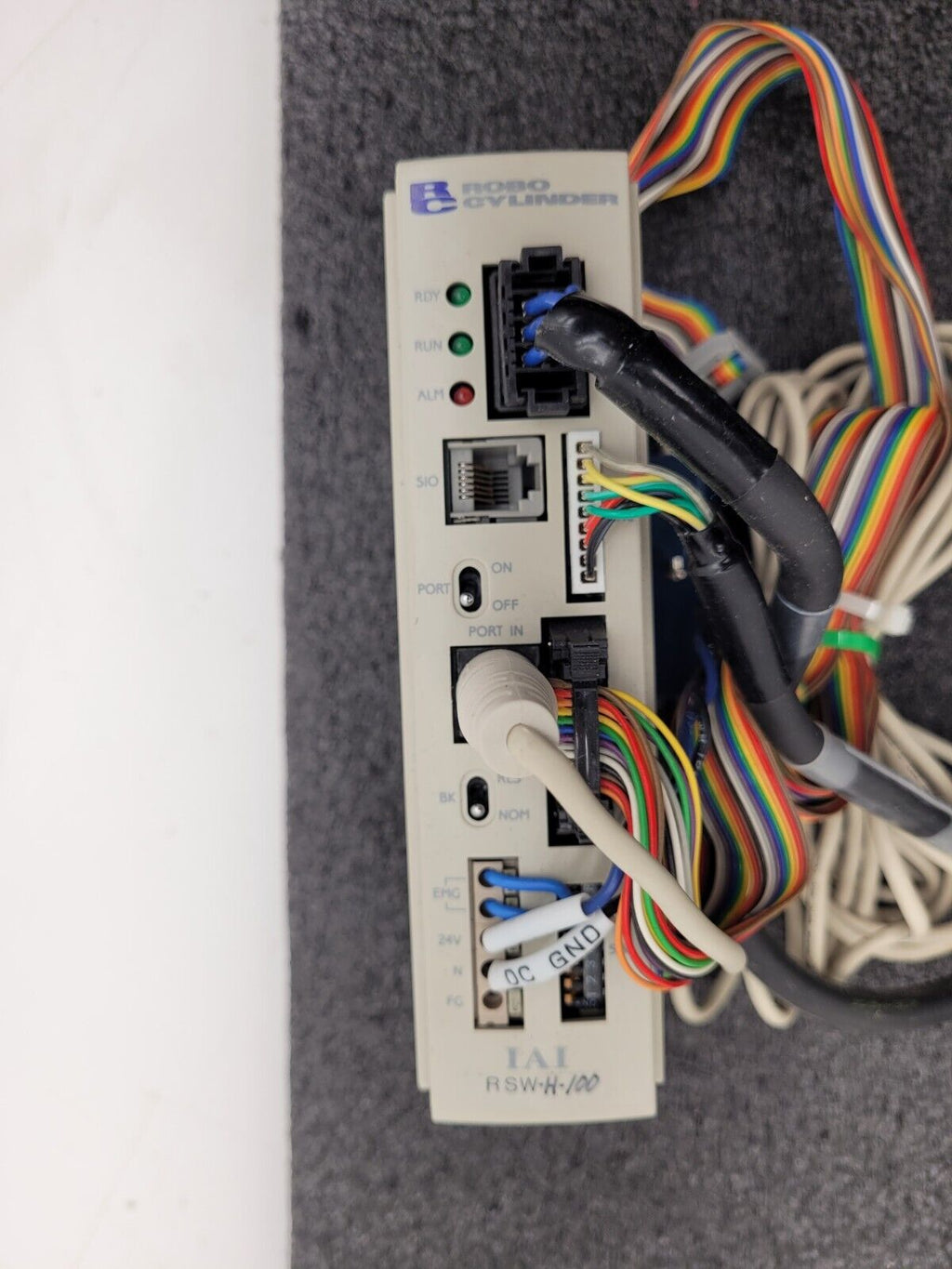 IAI Robo Cylinder RC-RSW-H-100-S-SP Linear Actuator 100mm Stroke 24V RCA-S-RSW