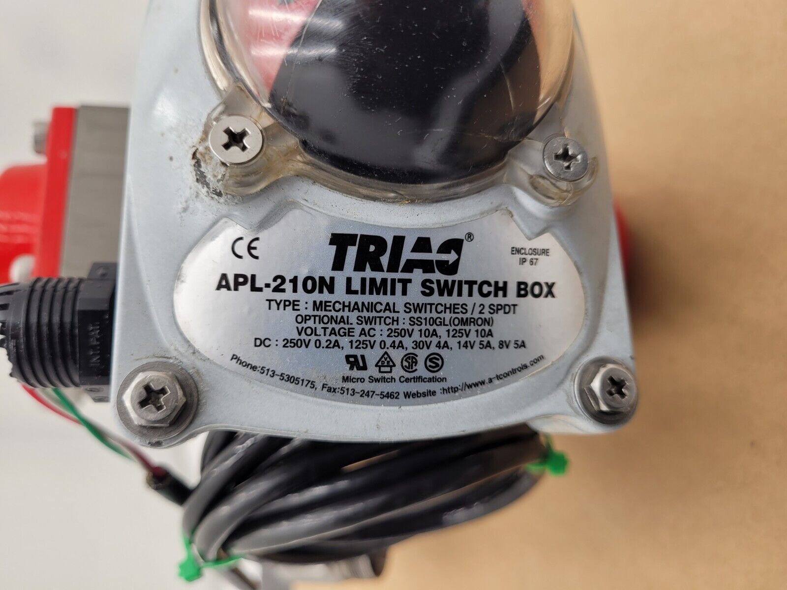 A-T Controls Series 33-1T 1" 1000PSI 3-Way Valve Air Triad Controls 2R40DA