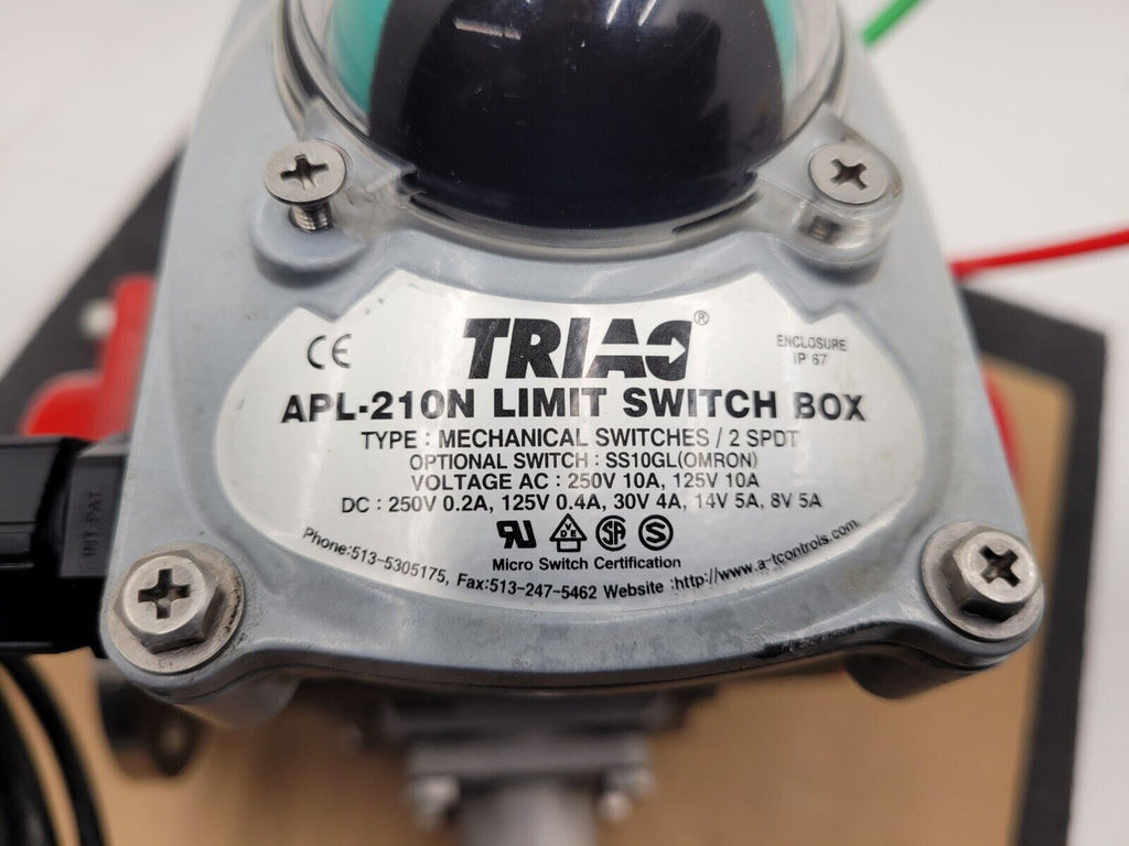 A-T Controls Series 33-1T 1" 1000PSI 3-Way Valve Air Triad Controls 2R40DA #2