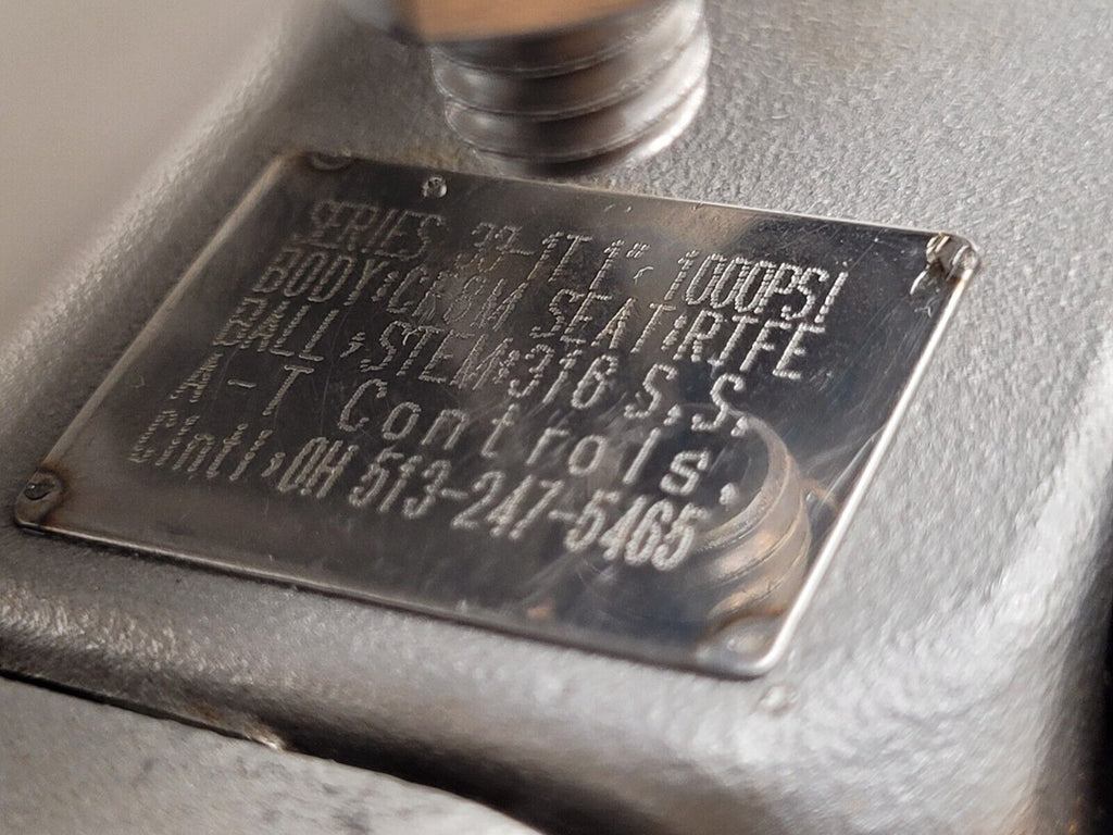 A-T Controls Series 33-1T 1" 1000PSI 3-Way Valve Air Triad Controls 2R40DA #2