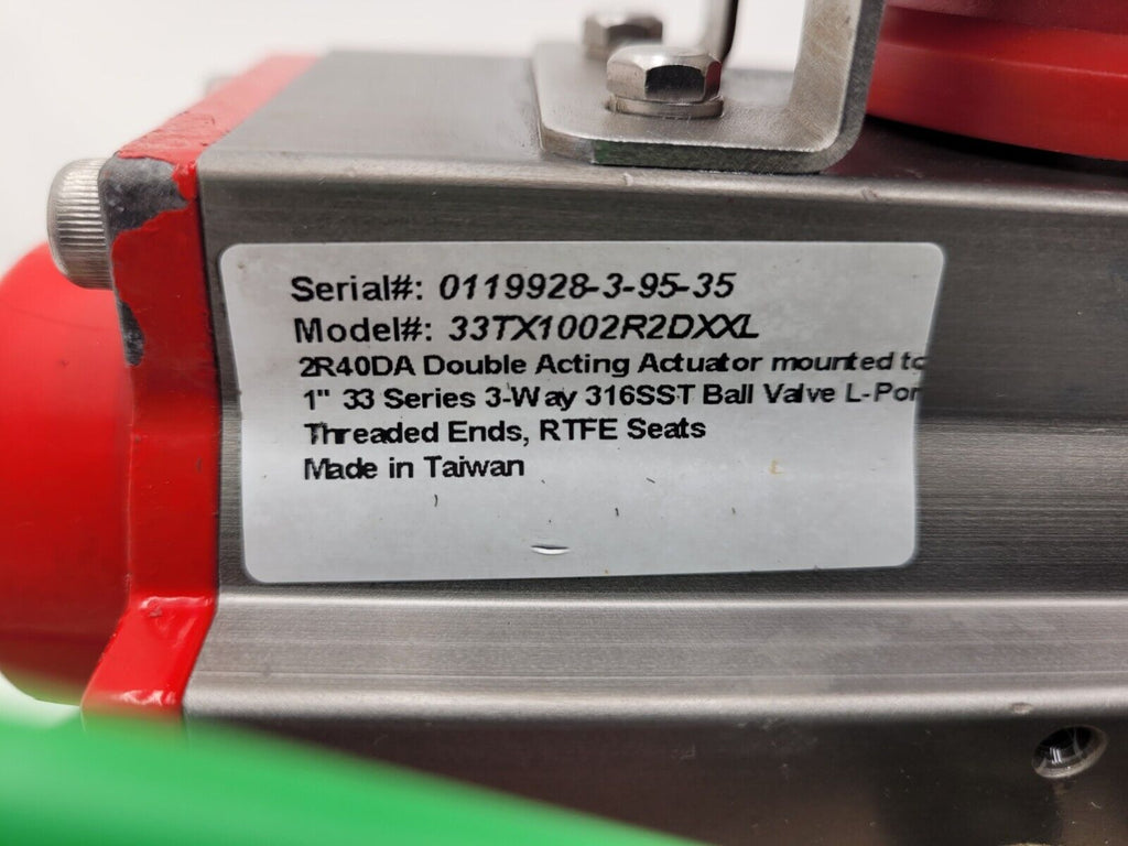 A-T Controls Series 33-1T 1" 1000PSI 3-Way Valve Air Triad Controls 2R40DA #2