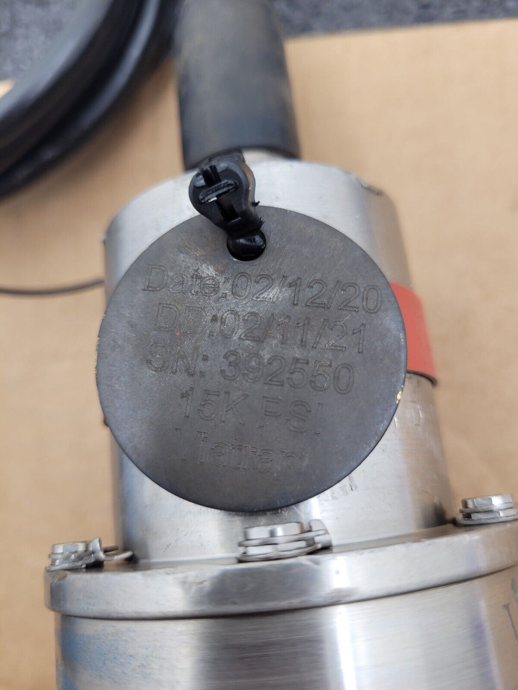 Viatran Pressure Transducer 5093BQST20F 20K PSI H20 Water Service Unit C