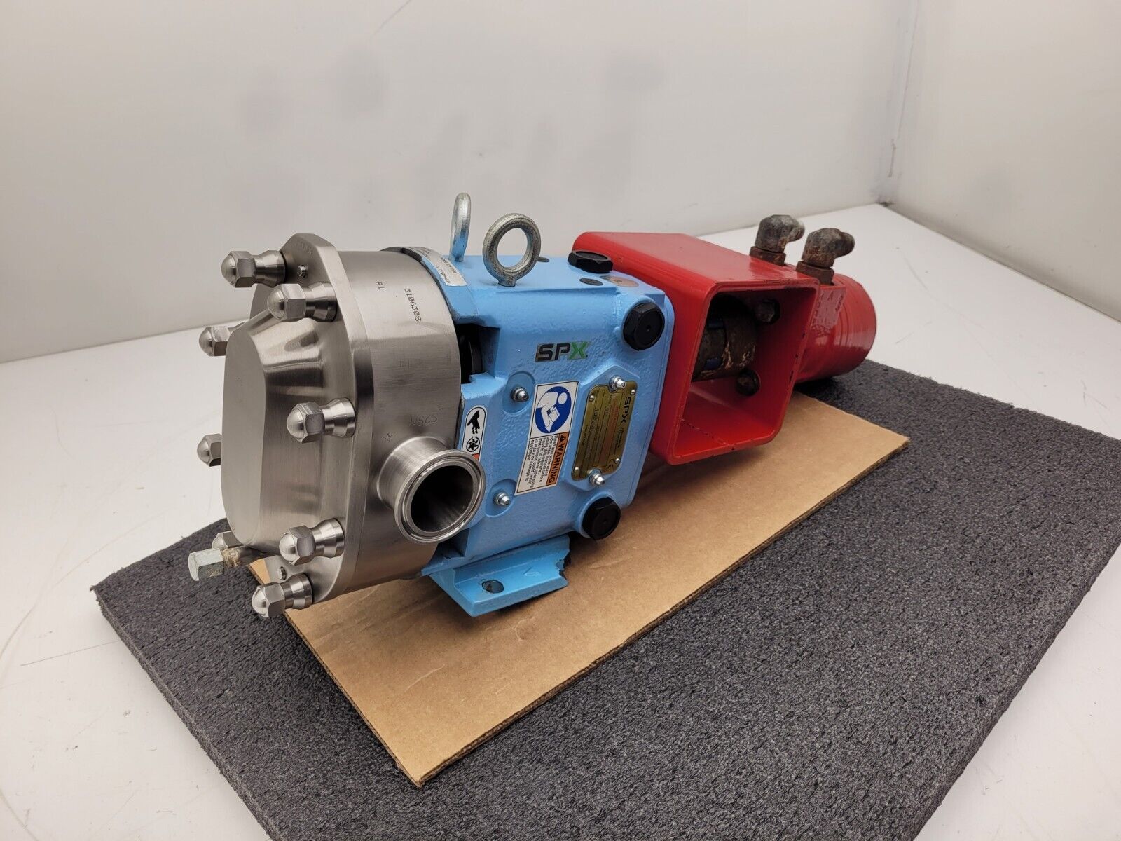 Waukesha Cherry-Burrell SPX 018 U2 R1 Stainless Steel Positive Displacement Pump